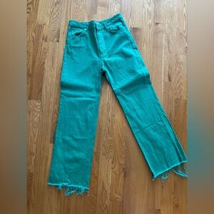 Zara Green jeans - size 10 RARE